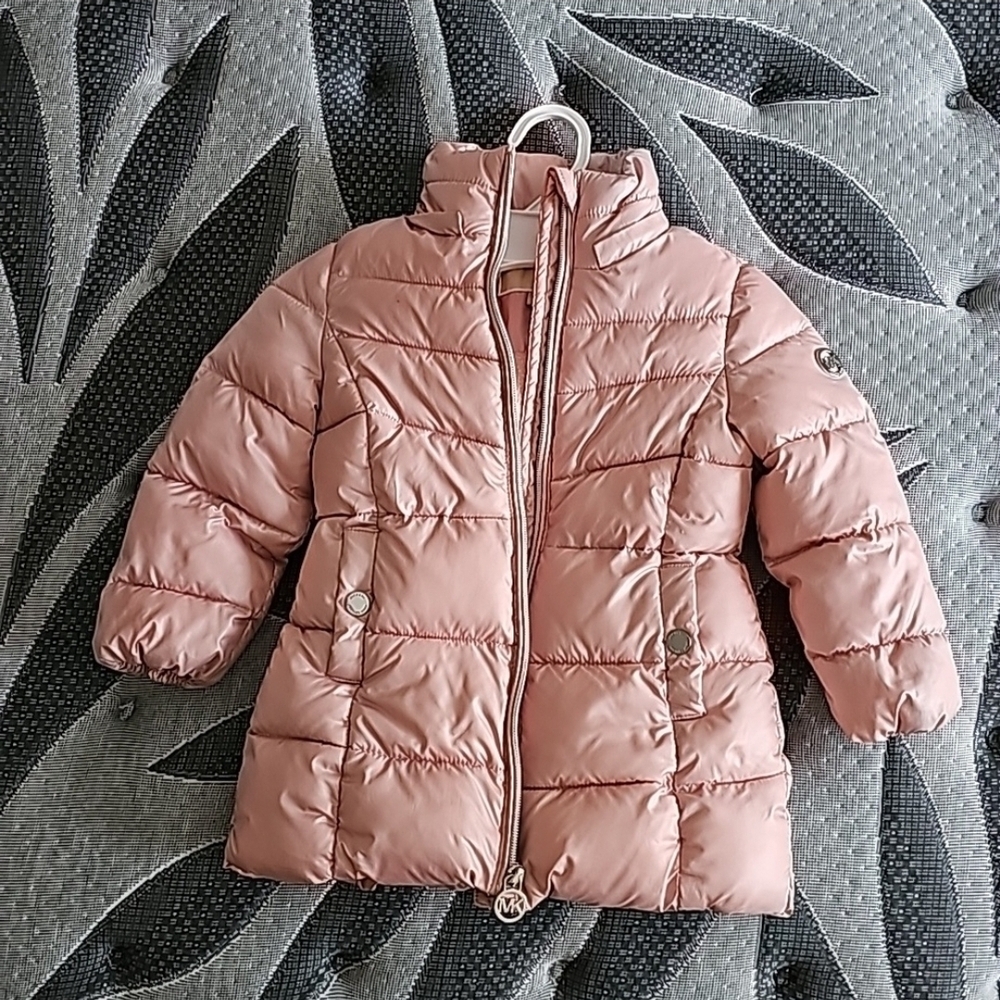 Michael Kors Little Girls Heavy Weight Stadium Coat - 4 (very good condition)